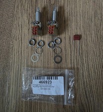 2 Genuine Fishman Fluence Long Shaft Push Pull 25K Guitar Pots