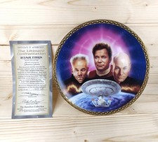 Star Trek Generations Collectors Plate Hamilton Collection 1995 COA 1257D