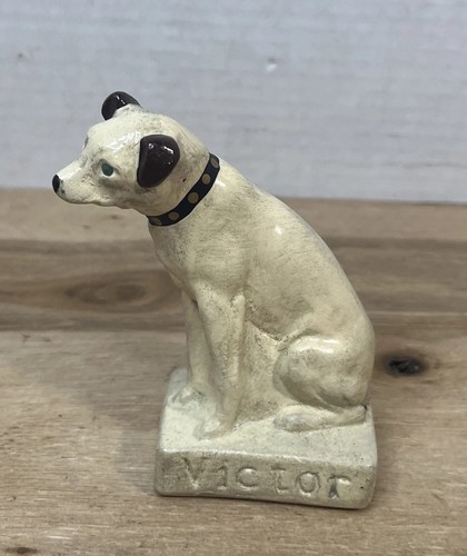 Vtg rca nipper chalkware - rca,