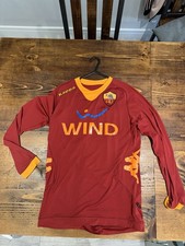AS Roma 2011/12 Home Shirt Long Sleeves Totti 10 Men’s Medium
