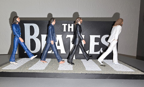 Abbey road statue - abbey,