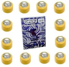 12 Pair Caflon Gold Plated April Clear Birthstone Ear Piercing Regular Studs 4mm