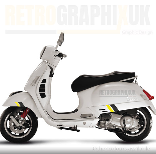 Side panel stickers vespa - 4,