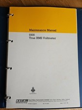 Racal-Dana 9300 True RMS Voltmeter Maintenance Manual