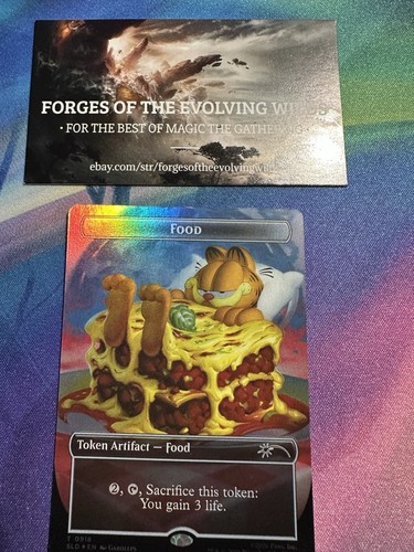 Garfield promo foil food - garfield,