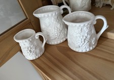 White Ceramic Measuring Cups