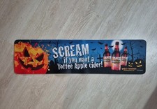 Brothers Toffee Apple Cider Large Bar Runner Halloween Pub Bar Man Cave Home 