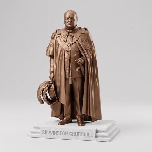 Winston churchill knight of - churchill,