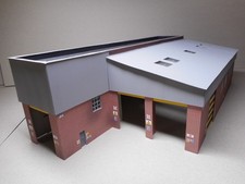 OO Gauge Locomotive Shed Model