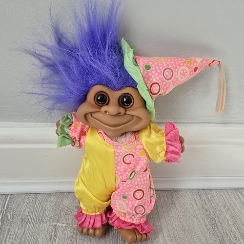 Vintage troll doll clown - doll,