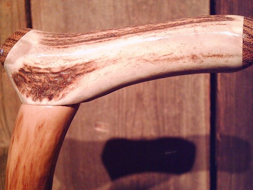 Walking stick cane antler - stick,