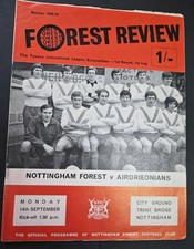 Nottingham Forest v Airdrieonians Anglo-Scottish Cup 1970/71 (NB)~F/P