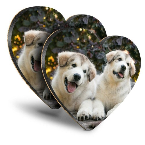Heart mdf coasters - heart,
