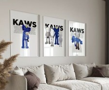 Hypebeast Kaws Posters Set of