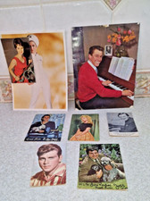 VINTAGE AUTOGRAPHED REAL PHOTOGRAPHS OF BILLY FURY/ RUSS CONWAY/ PLUS OTHERS