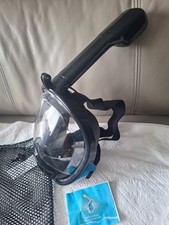 Black Full Face Adult Snorkel