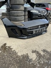 JAGUAR F-TYPE R-DYNAMIC X152 PRE FACELIFT FRONT BUMPER COMPLETE BLACK 2016
