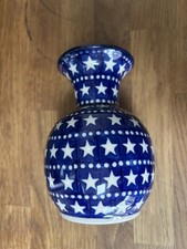 Polish Pottery Handmade Vase Boleslawiec 