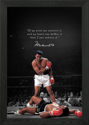 Muhammad ali framed wall art - ali,