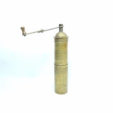 Traditional Turkish Brass Coffee Grinder |  Manual | 22.5cm - Free UK P&P 