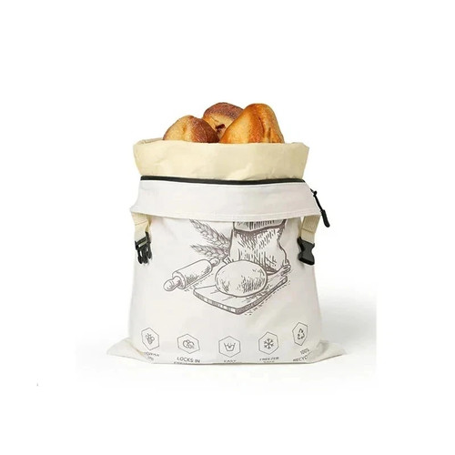 Beeswax bread bag reusable - bag,