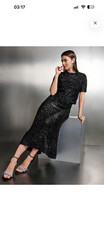 NEXT Black Sparkle Tinsel