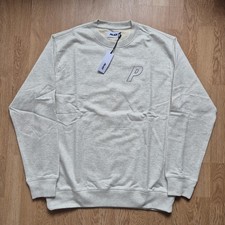 Palace Tri-Stitch Crew Grey