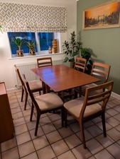 Mid Century Vintage Teak Drop