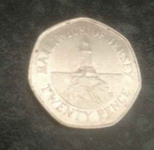 20p coin bailiwick - bailiwick, of