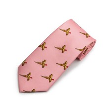 Luxury pink silk tie - pink,