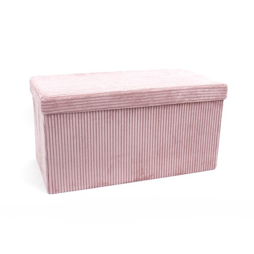 Corduroy ribbed storage box - storage,