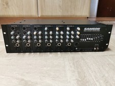 Samson S-63 Mixer Amplifier Untested (powers up) Spares/Repair