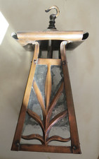 Superb genuine antique Arts Crafts Copper Lantern Voysey William Morris Liberty