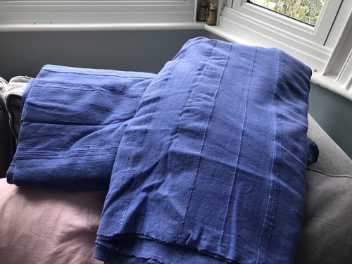 Four blue ikea vintage - vintage, throws