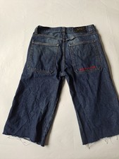 Vintage 90s JNCO Skate  Baggy Denim Cut Off Jorts 32 W