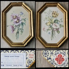 Vtg Flemish School Print on