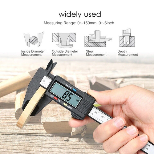150mm plastic vernier - 0-150mm,