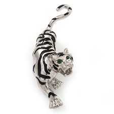 'Roaring Tiger' Brooch In