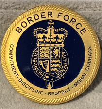 UK Border Force Challenge Coin - Midlands Region - Gold Colour - 44mm