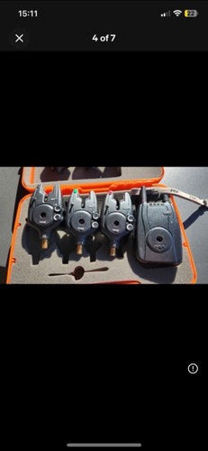 Fox carp bite alarm - set, with