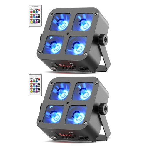 Rechargeable rgbwa 4led par - rgbwa+uv,