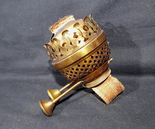Antique Falk & Stadelmann British Made Brass Duplex Oil Lamp Burner