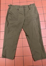 Good Used British Army Green Lightweight Combat Trousers No Map Pocket L33 W42