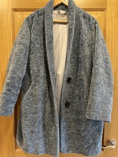 Lovely Blue Teddy Coat By Jigsaw. Medium