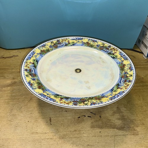 Vintage cake stand with epns - vintage,