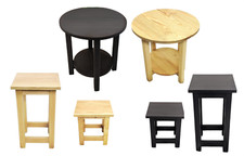 Solid Wooden Side Table Coffee