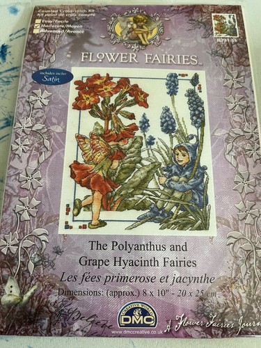 Dmc flower fairies - flower, cross