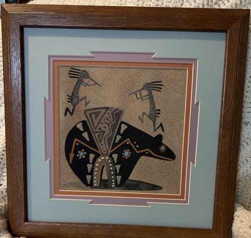 Authentic navajo sandpainting - authentic,