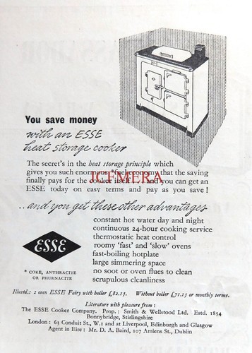 Esse heat storage cooker range - cooker,
