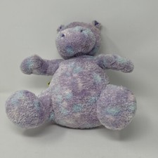 Build-A-Bear Retired Hip Hippo Purple Blue Tie Dye 2006 Plush Stuffed BAB 11"